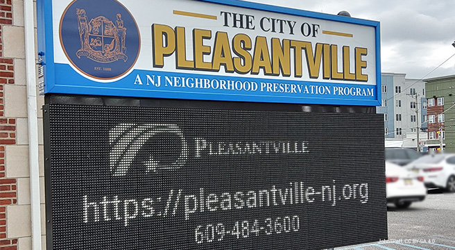 Sign of Pleasantville City
